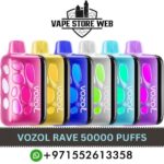 VOZOL Rave 50000 Puffs 50MG Disposable Vape Price in Dubai