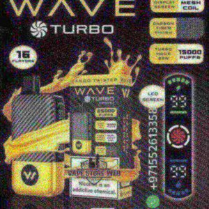 WAVE Turbo 25000 Puffs 50MG Disposable Vape In Dubai