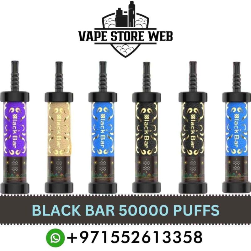 Buy BLACK BAR 50000 Puffs DTL Disposable Vape Price In Dubai
