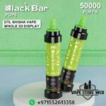Buy BLACK BAR 50000 Puffs DTL Disposable Vape in Dubai