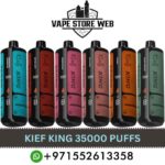 Buy KIEF King 35000 Puffs 20MG Disposable Vape Price in Dubai