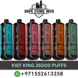 Buy KIEF King 35000 Puffs 20MG Disposable Vape Price In Dubai