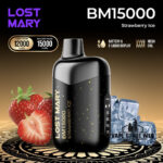 Buy LOST MARY BM15000 Puffs Disposable Vape Price in Dubai Strawberry Ice