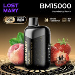Buy LOST MARY BM15000 Puffs Disposable Vape Price in Dubai Strawberry Peach