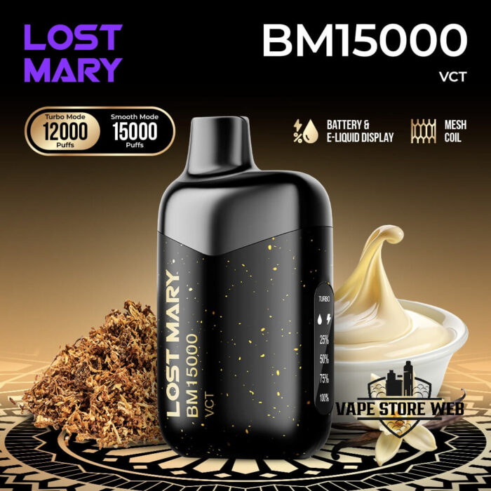 Buy LOST MARY BM15000 Puffs Disposable Vape Price in Dubai Vct