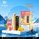 SILVAPER Ice 40000 Puffs Disposable Vape Price in Dubai Peach Mango