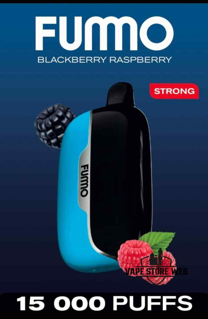 Buy FUMMO Power 15000 Puffs 20MG Disposable Vape Price in Dubai Blackberry Raspberry
