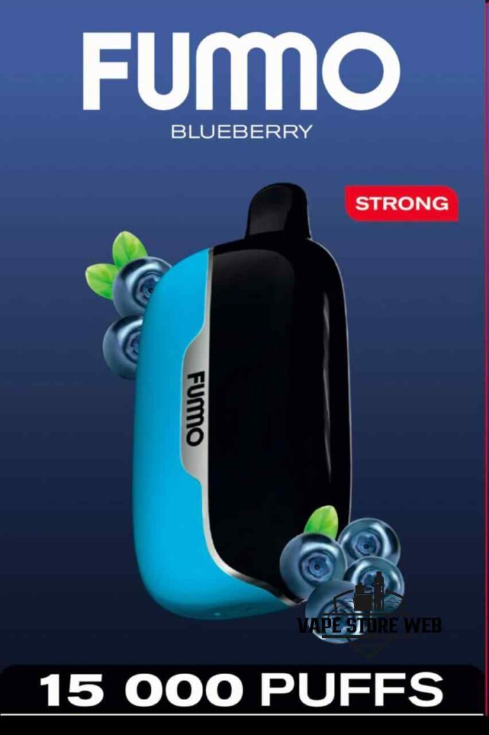 Buy FUMMO Power 15000 Puffs 20MG Disposable Vape Price in Dubai Blueberry
