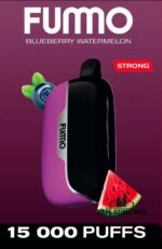 Buy FUMMO Power 15000 Puffs 20MG Disposable Vape Price in Dubai Blueberry Watermelon
