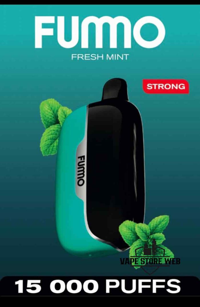 Buy FUMMO Power 15000 Puffs 20MG Disposable Vape Price in Dubai Fresh Mint