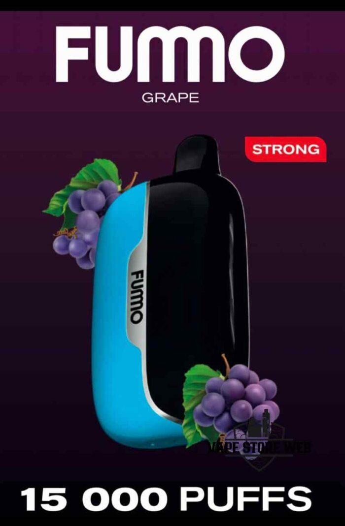 Buy FUMMO Power 15000 Puffs 20MG Disposable Vape Price in Dubai Grape