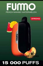 Buy FUMMO Power 15000 Puffs 20MG Disposable Vape Price in Dubai Peach Mango Watermelon