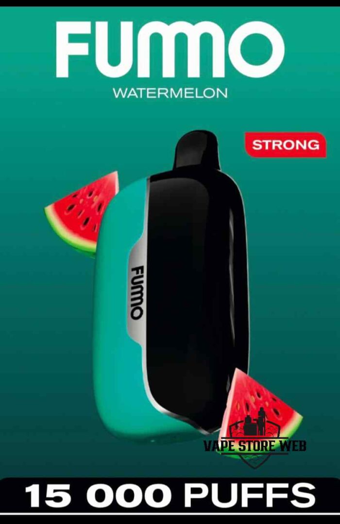 Buy FUMMO Power 15000 Puffs 20MG Disposable Vape Price in Dubai Watermelon