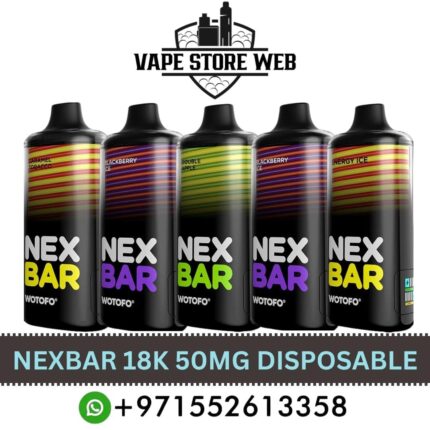 Nexbar 18k Puffs 50MG Disposable Vape in Dubai