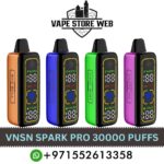 VNSN Spark Pro 30k Puffs Disposable Vape in Dubai