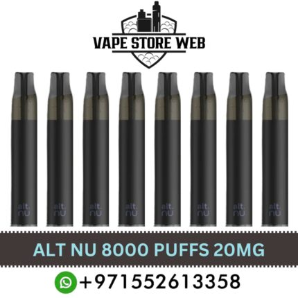alt nu 8000 puffs 20mg disposable vape in dubai