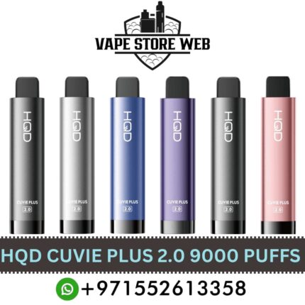 hqd cuvie plus 2.0 9000 puffs disposable vape in dubai