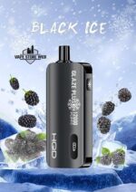 hqd glaze plus 12000 disposable vape black ice