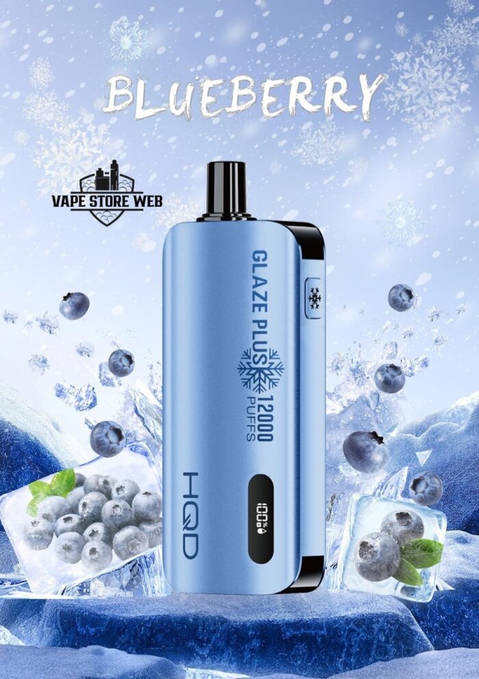 hqd glaze plus 12000 disposable vape blueberry