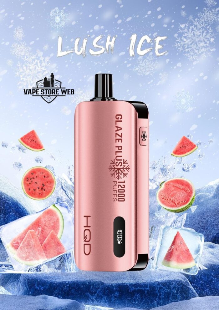 hqd glaze plus 12000 disposable vape lush ice