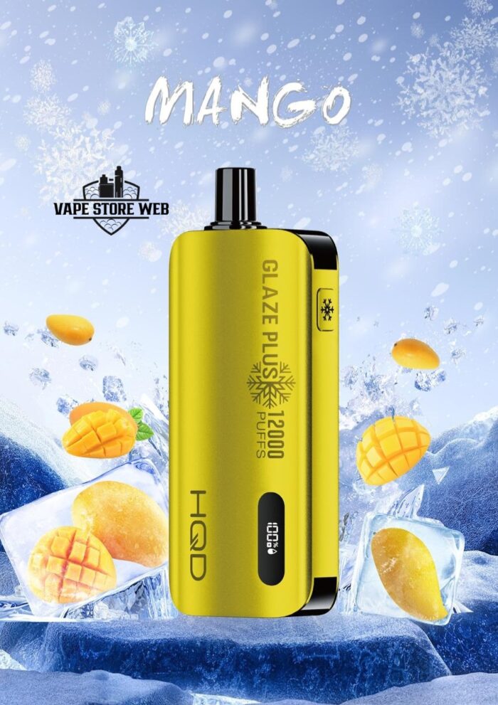 hqd glaze plus 12000 disposable vape mango