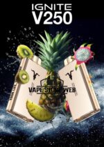 ignite v250 25k puffs disposable vape in dubai pineapple kiwi dragon fruit