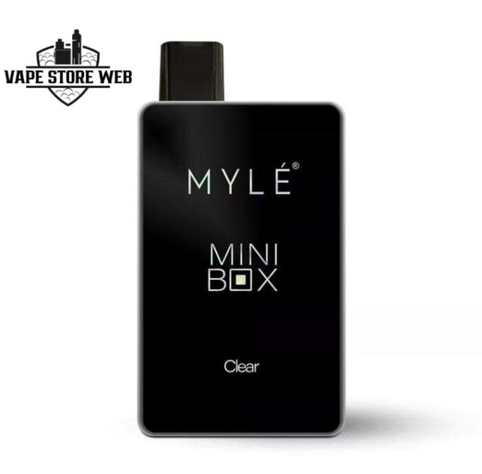 myle mini box 1500 puffs 20mg disposable vape in dubai clear