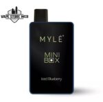 myle mini box 1500 puffs 20mg disposable vape in dubai iced blueberry