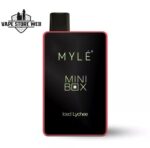 myle mini box 1500 puffs 20mg disposable vape in dubai iced lychee