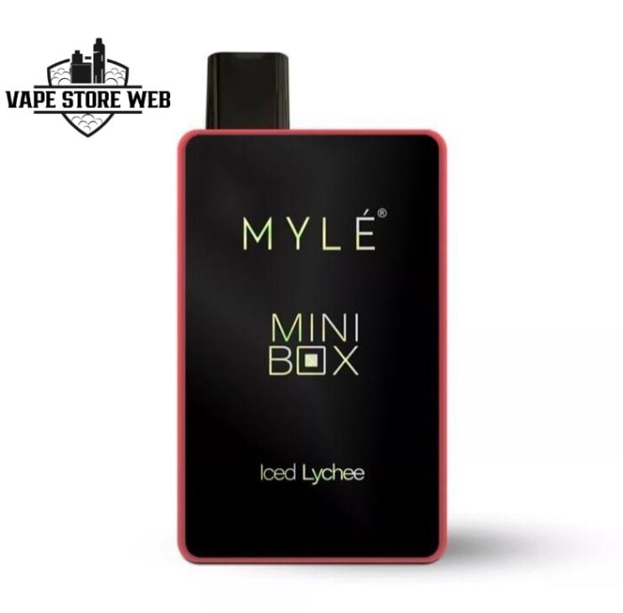 myle mini box 1500 puffs 20mg disposable vape in dubai iced lychee