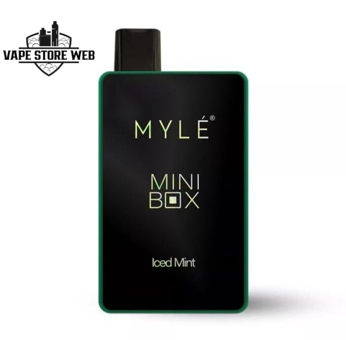 myle mini box 1500 puffs 20mg disposable vape in dubai iced mint