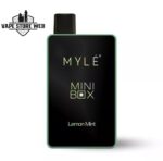 myle mini box 1500 puffs 20mg disposable vape in dubai lemon mint