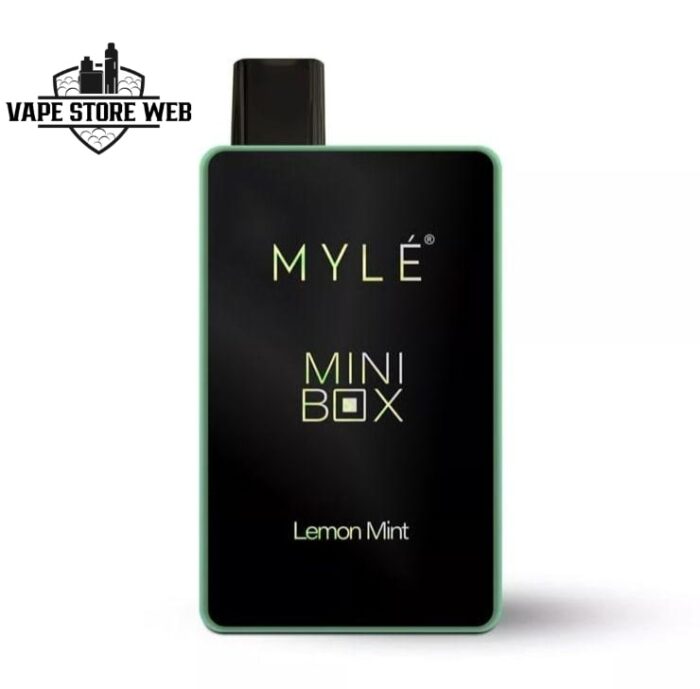 myle mini box 1500 puffs 20mg disposable vape in dubai lemon mint