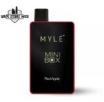 myle mini box 1500 puffs 20mg disposable vape in dubai red apple
