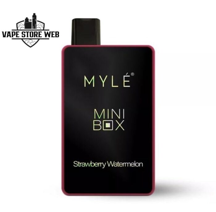 myle mini box 1500 puffs 20mg disposable vape in dubai strawberry watermelon