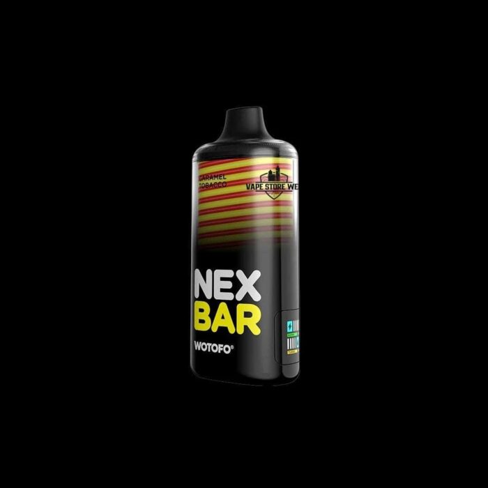 nexbar 18k 50mg disposable vape in dubai caramel tobacco