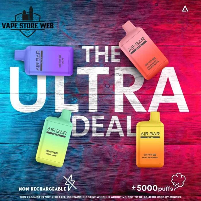 Air Bar Ultra 5000 Puffs Vape in Dubai Air Bar Ultra 5000 Puffs Vape in Dubai