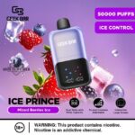 Geek Bar Ice Prince 50000 Puffs Disposable Vape mixed berries ice