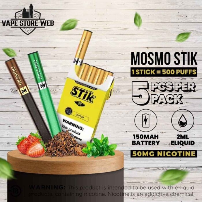 Mosmo Stik 50mg Disposable Vape Mosmo Stik 50mg Disposable Vape