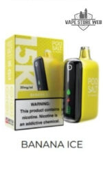 Pod Salt 15k Disposable Vape in Dubai banana ice