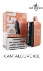 Pod Salt 15k Disposable Vape in Dubai cantaloupe ice