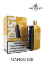 Pod Salt 15k Disposable Vape in Dubai mango ice