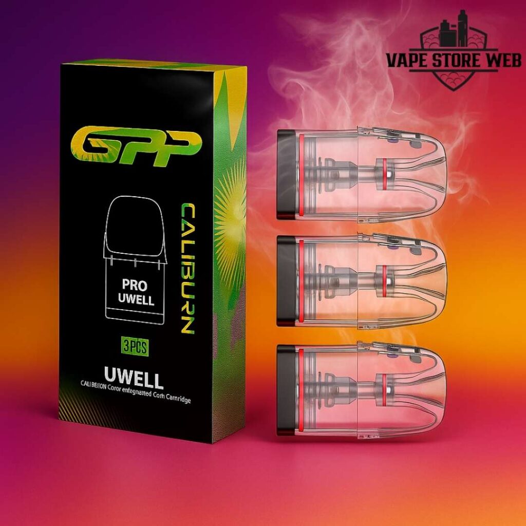 Uwell replacement pods and coils: Caliburn GPP replacement pod 3.0ml