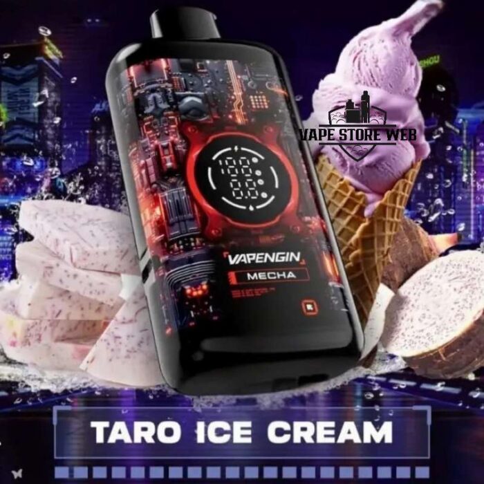 VAPENGIN Meacha 50000 Puffs Disposable Vape kit In UAE Taro Ice cream