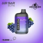 air bar elite 12000 puffs disposable vape in dubai grape