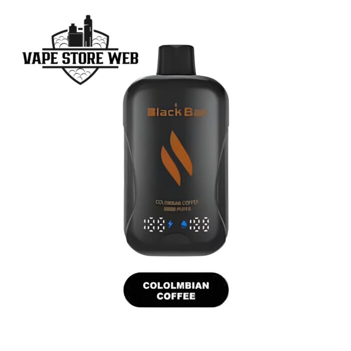 black bar 30000 puffs disposable vape in dubai colombian coffee