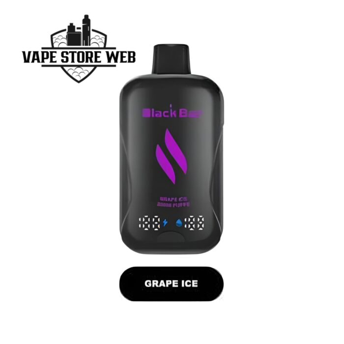 black bar 30000 puffs disposable vape in dubai grape ice