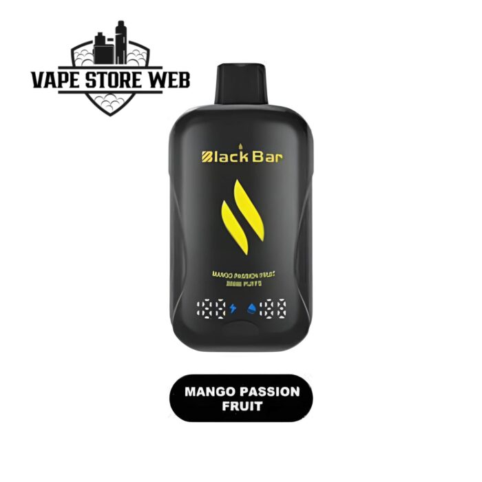 black bar 30000 puffs disposable vape in dubai mango passion fruit