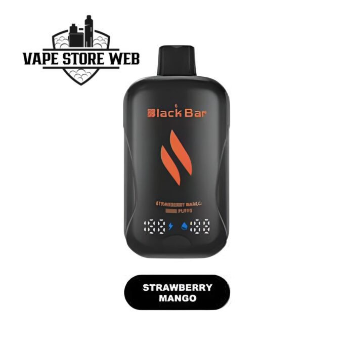 black bar 30000 puffs disposable vape in dubai strawberry mango