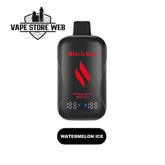 black bar 30000 puffs disposable vape in dubai watermelon ice